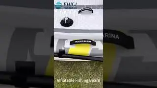 New design inflatable fishing board  #fishing#fishingboard #supboard #paddleboarding