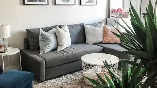 22 Dark Grey Sofa in living room decor