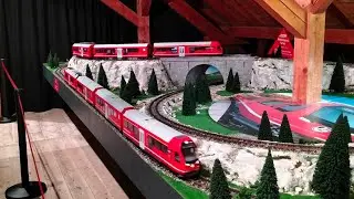 Eine Reise zu den roten RhB Z&uuml;gen - Teil 1 - Die LGB Anlage im Bahnmuseum Albula