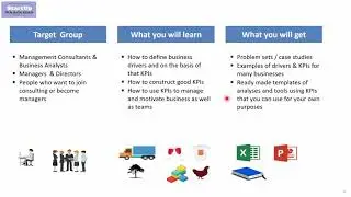 KPI and metrics for Management Consultants & Managers - learn Key Performance Indicators (KPIs)