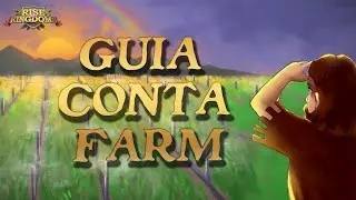Como criar e evoluir uma conta fazenda no Rise Of Kingdoms? MUITOS RECURSOS!