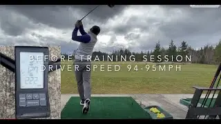 From 95 to 101mhp, average golfer first swing speed training with superspeed golf