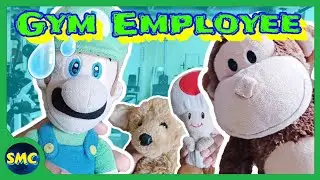 Gym Employee - Luigi Time Ep 14  | Mario Plush Videos