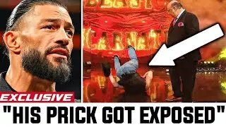 EMBARRASSING! Roman Reigns MOCKS Brock Lesnar's Slip BOTCH Movement at WWE Raw!