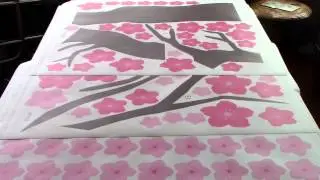 Designer Cherry Blossom Tree Removable Wall Stickers | Wall Craft