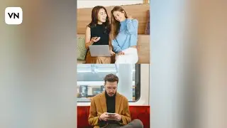 How to make a 2 layer video on vn video editor