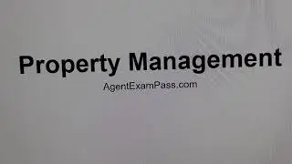 014 property management Free Real Estate License Exam Words Questions AgentExamPass.com