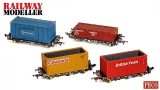 Accurascale PFA 4 Wheel Container Flats - 00 Gauge - Railway Modeller - March 2020