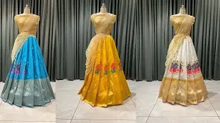 Latest Pattern Lehenga Choli With Flowers Design || Fabcart Collection Lehenga Choli ||