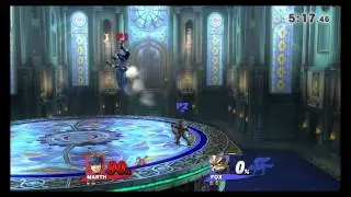 SSB4 Wii U #016 - Marth VS. Fox (PianoNox)