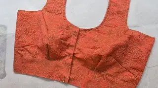 4 Dot Belt Blouse Cutting And Stitching|अस्तर बाला ब्लाउज की कटिंग|Belt Blouse Cutting|सादा ब्लाउज|