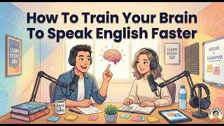 How To Train Your Brain To Speak English Faster | Improve Fluency | English Podcast