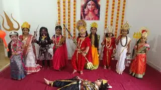 ✨ Little stars bringing alive the 9 roops of Maa Durga 🌸💫