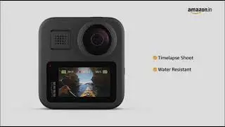 GoPro MAX Action Camera, Optical Zoom, Black. //Amazon's Choice.