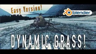 Dynamic Grass in 3 Minutes: Easy Blender Tutorial