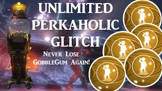 Black ops 3 Zombies UNLIMITED Perkaholic Glitch!! NEVER LOSE A GOBBLEGUM AGAIN!!