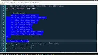 Fndlang | Assignment Operators (Identifiers)