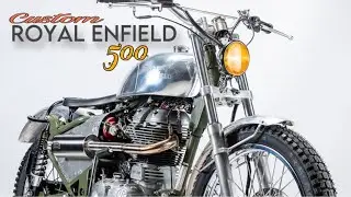 CUSTOM | Royal Enfield 500 Trial by STG Tracker