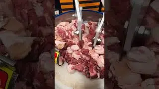 Meat Cutting Robot 🤖 Advanced Meat Cutting Machine #shorts #machine