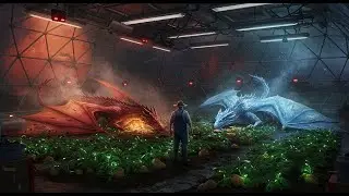 Two Dragon Sisters Crashed Into His Space Garden... Then Everything Changed
