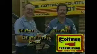 Cottman Transmission Commercial - New Orleans - Aired 11/10/86