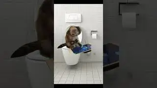 Banana cats are in a hurry to go to the restroom, but happy cats ...... #memes #funny #fyp