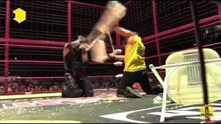 Penta Zero M vs Bestia 666 mano a mano en jaula, The Crash