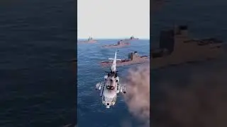 Ukrainian Helicopters Hit Russian Warships! - ARMA 3 War Simulation #shorts