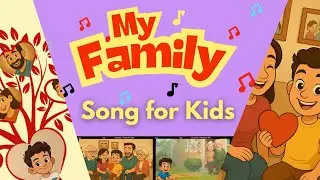 My Happy Family | Fun Kids Song About Family Members