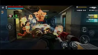 Piercing Zombies with SOUND BREAKER and FLAME THROWER guns (DEAD TARGET)
