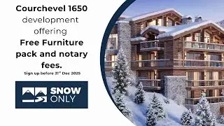 Special offer in New Development in Courchevel 1650 with SnowOnly