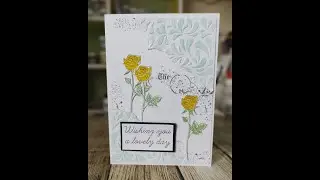 Card made for Sentimentally Yours Magazine Box Kit 12 #craft #cardtutorial #magazine #cards