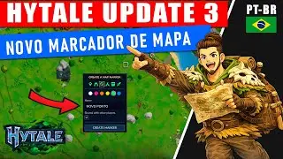 UPDATE 3 do HYTALE CHEGOU! Marcadores no MAPA, NECROMANCIA E +!  #hytale #hytalebrasil #hytalegame