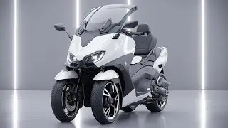 2026 Yamaha TMAX Tricity 4-Wheel Hybrid Scooter Redefines Urban Mobility