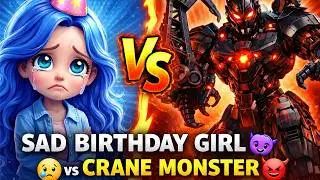 She Thought She Was Alone on Her Birthday&hellip; Then a Monster Crane Appeared 😱🎂