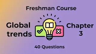 Global trends Chapter 3 Questions