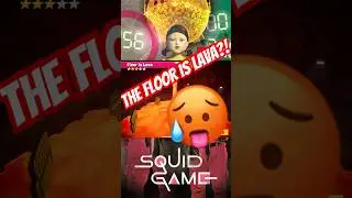 🦑👾Squid Game The floor is lava #squidgame #thefloorislava