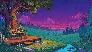 A Night Far from Noise 🌙 Just Nature, Stars & You 🌿 Gentle Lofi for Calm Focus & Rest 🎧