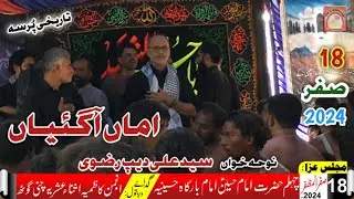 Amaa Aa Gaeyaaan Noha - Syed Ali Deep Rizvi || 18 Safar 1446 | 24 August 2024 Chelum ChaniGoth.
