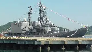 海の日 護衛艦ゆうぎり 満艦飾
