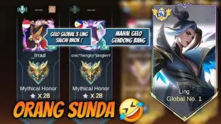 REAKSI PUBLIK RANDOM ON MIC LIAT TOP GLOBAL LING DAN TERNYATA ORANG SUNDA🤣👊 KOCAK BANGET GUYS ! MLBB