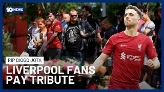 Liverpool Fans Pay Tribute To Diogo Jota After Tragic Car Crash Death In Spain | 10 News