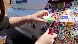 STICKER BOMBING MY BUMPER?!