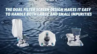 You Use P1155 Cordless Pool Vacuum like this | 30 minutes to remove leaves and dust