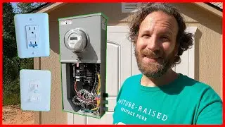 Running Electricity to Shed - Outlets and Lights - Powering Outdoor Storage for Freezers and Fridge