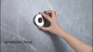 Bathroom MULTI FLOW shower push button, with dancing jet, easy to install, AVAILABLE