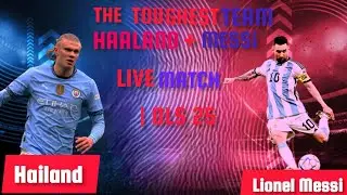 THE TOUGHEST TEAM! Messi + Haaland vs My Squad | DLS 25 Live Match