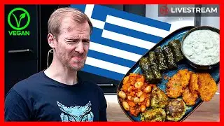 Griechenland vegan - Gigantes, Tomatokeftedes, Kolokithokeftedes, Dolmadakia &Tsatsiki