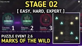 STAGE 02 Marks of The Wild Event, Easy Hard Expert Mode | Puzzle Event Wuthering Waves 2.6 Day 2