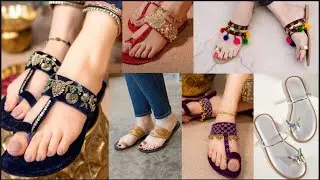 Beautiful Kolhapuri Chappal Design for girls/Indian footwear collection|Punjabi colhapuris jutti|